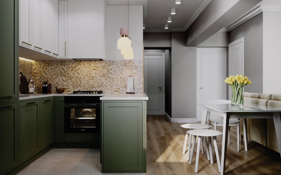 Дизайн 3-х комн в Алматы