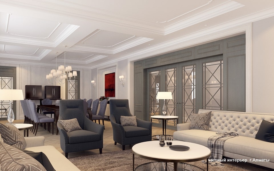 Дизайн интерьера квартиры в Алматы / Астане