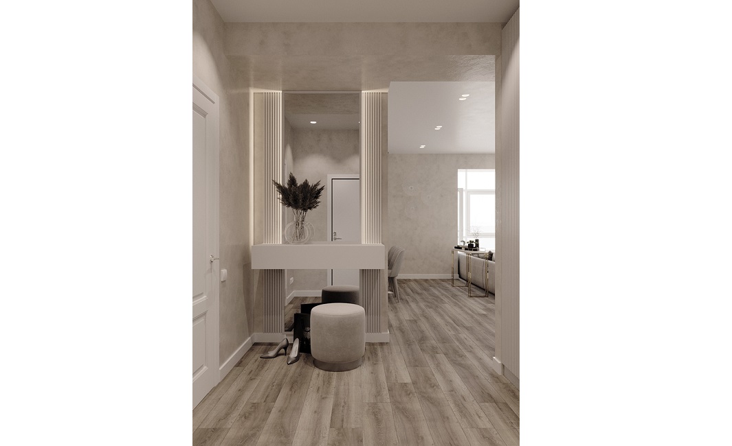 Дизайн прихожей 3-х комн квартиры в Алматы / Астане